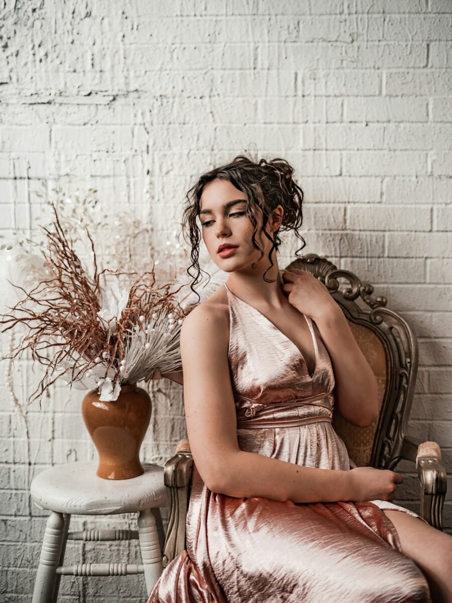 vestido slip champagne – Amankaya Boutique